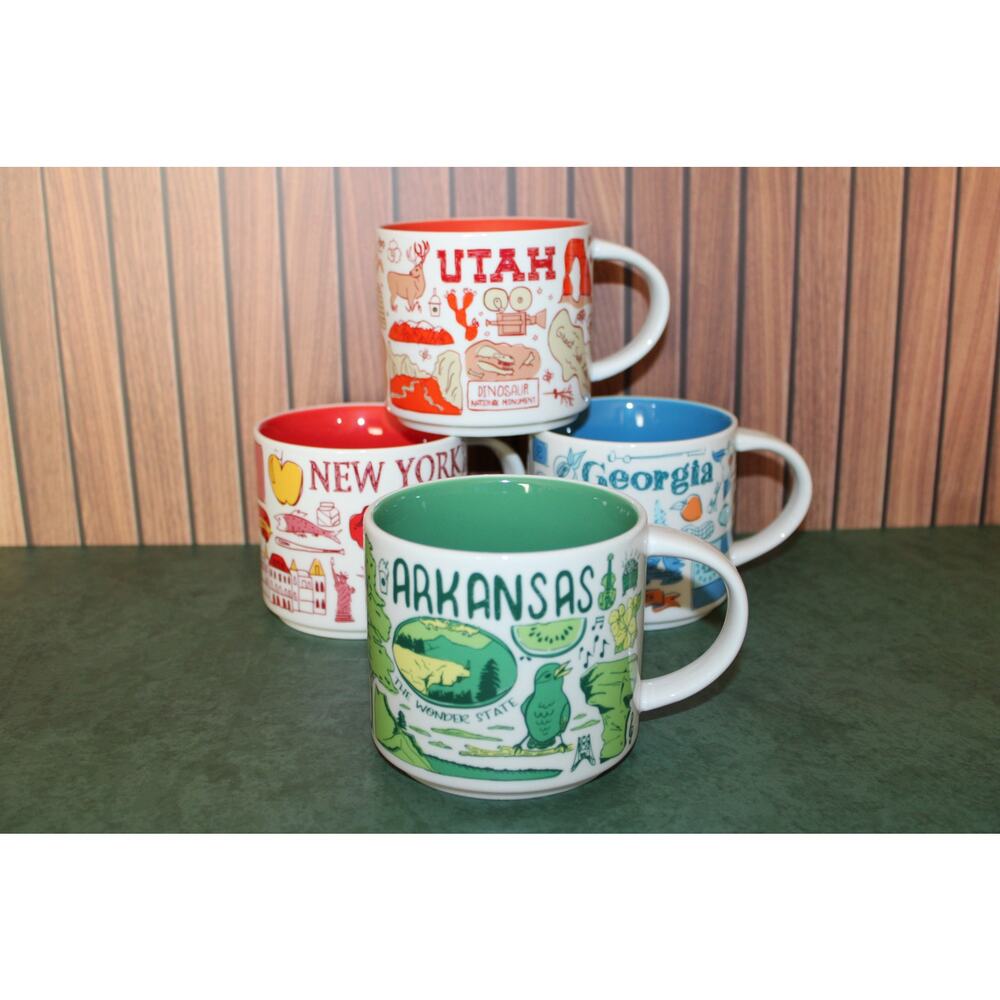 Starbucks ARKANSAS 2023 Been There Series BTS 14 Oz Coffee Mug No Box EUC!